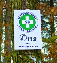 Schilder Rettungspunkte