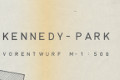 Stadtarchiv Aachen, Garten- und Friedhofsamt, Lageplan Kennedy-Park, 12.12.1963