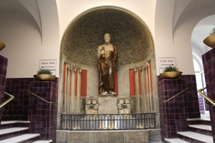 Eingangsbereich der Elisabethhalle. © Stadt Aachen/David Rüben