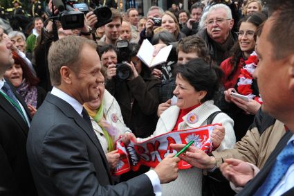 Verleihung des Karlspreises 2010 an Donald Tusk, (c) Stadt Aachen / Andreas Herrmann