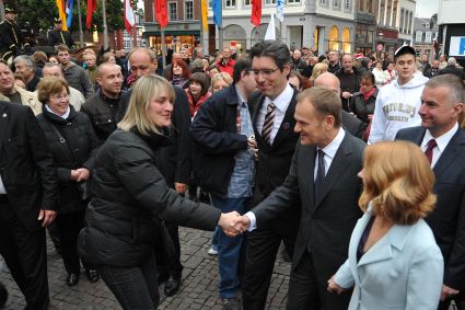 Verleihung des Karlspreises 2010 an Donald Tusk, (c) Stadt Aachen / Andreas Herrmann