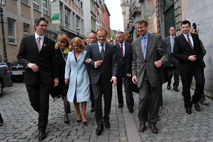 Verleihung des Karlspreises 2010 an Donald Tusk, (c) Stadt Aachen / Andreas Herrmann