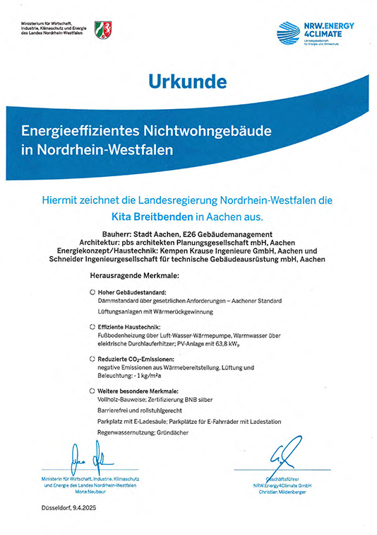 250409 Urkunde Kita Breitbenden
