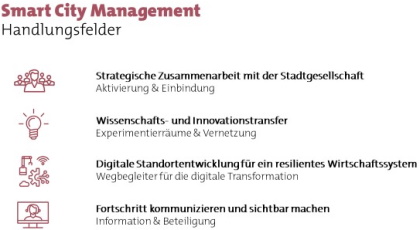 Smart City Management Handlungsfelder