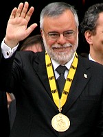 Professor Andrea Reccardi, Karlspreisträger 2009, Gründer der internationalen Gemeinschaft Sant' Egidio, Foto: Stadt Aachen