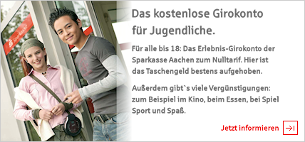 Anzeige der Sparkasse Aachen