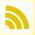 Icon "Aachen Wifi - freies WLan in Aachen": Drei gelbe Signal Streifen.