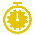 Icon "Terminbuchung Stadt Aachen": Eine gelbe Stoppuhr.